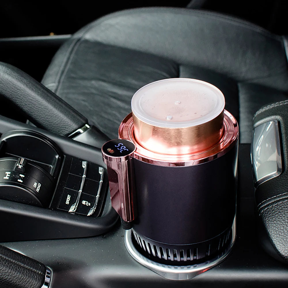 2 in 1 car cup holder for cooling and heating