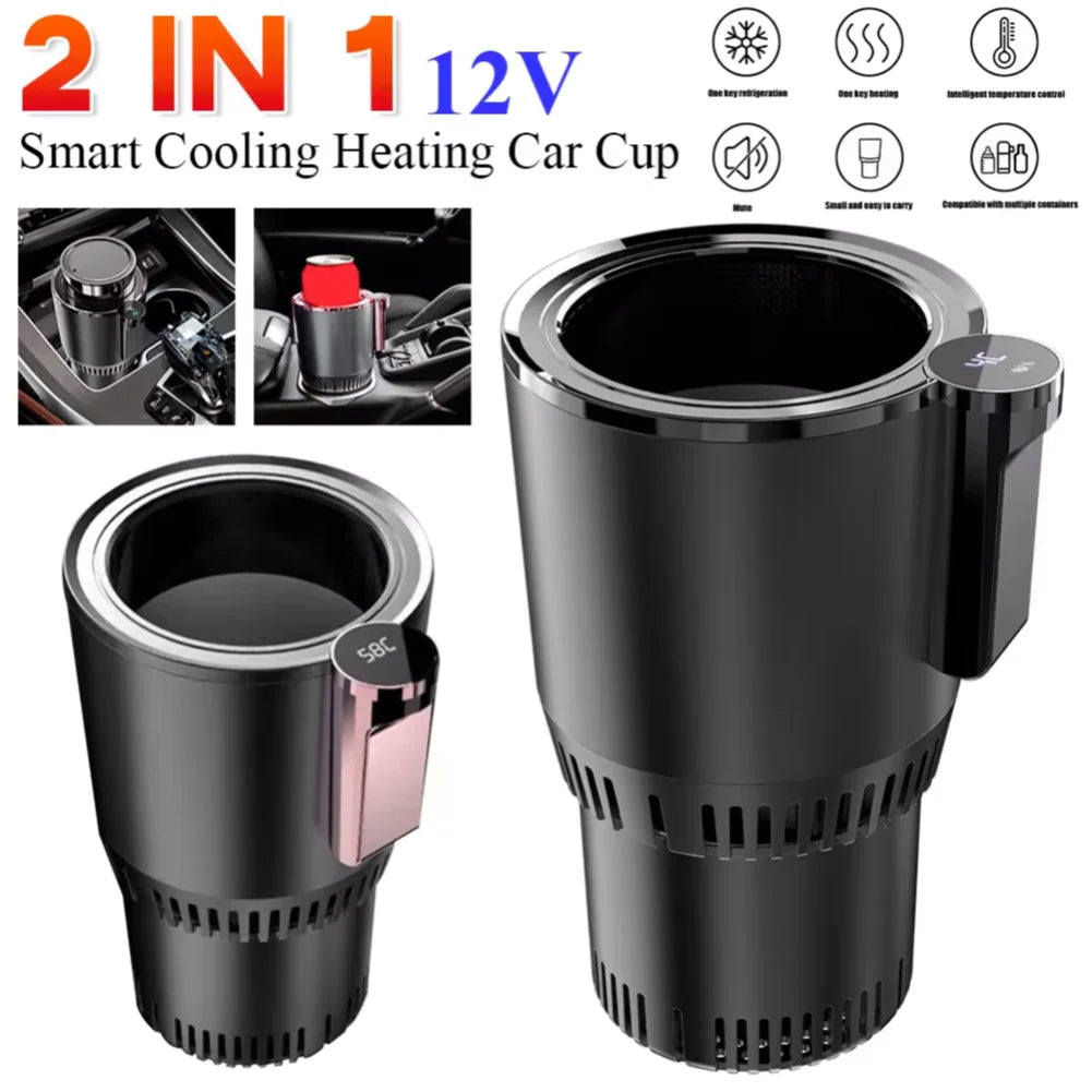 2 in 1 car cup holder for cooling and heating