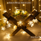 Twinkling LED Snowflake Lights - Festive Christmas Decor