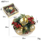 Elegant Christmas Candlestick Wreath - Festive Home Decor