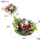 Elegant Christmas Candlestick Wreath - Festive Home Decor